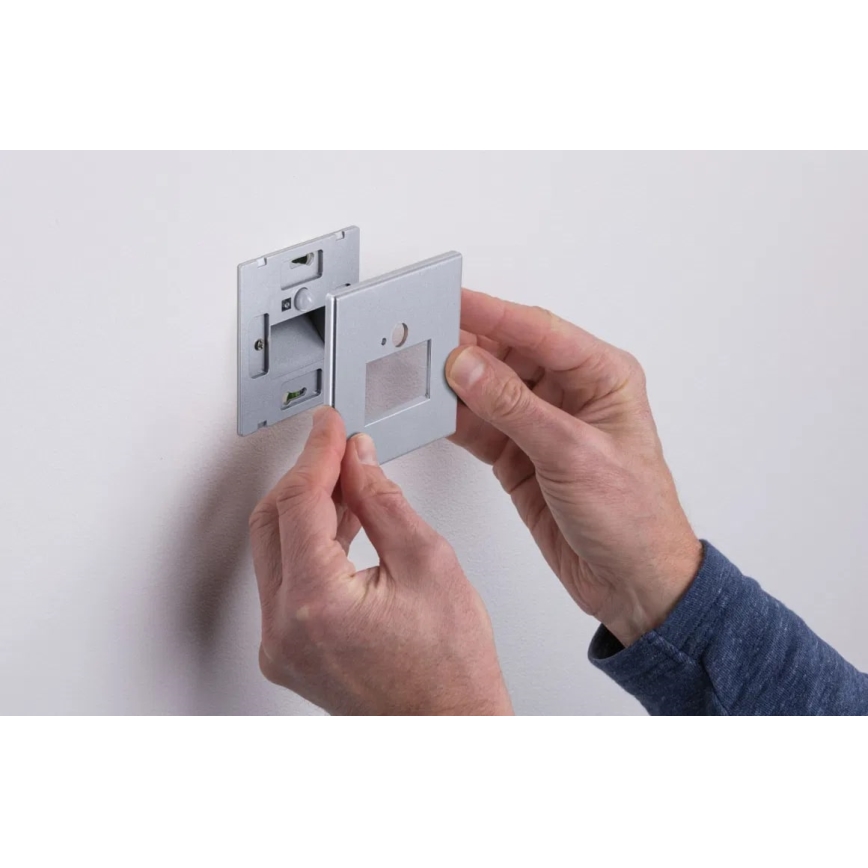Paulmann  93134 - LED/1,2W Schodišťové svítidlo se senzorem EDGE 230V matný chrom